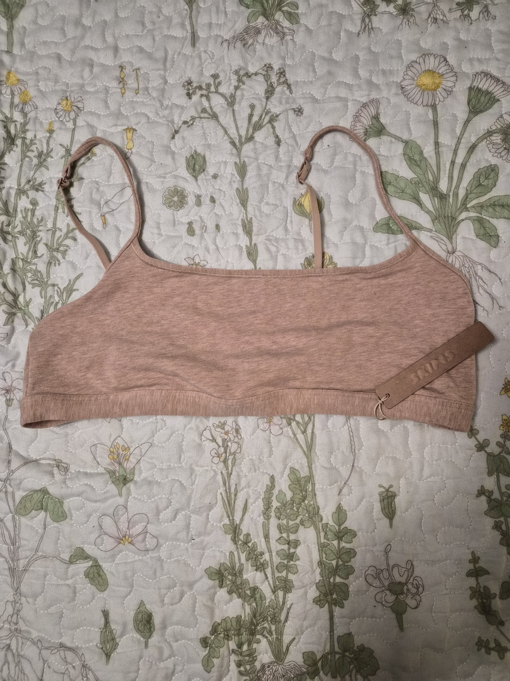 SKIMS Tan Seamless Stretch Bralette